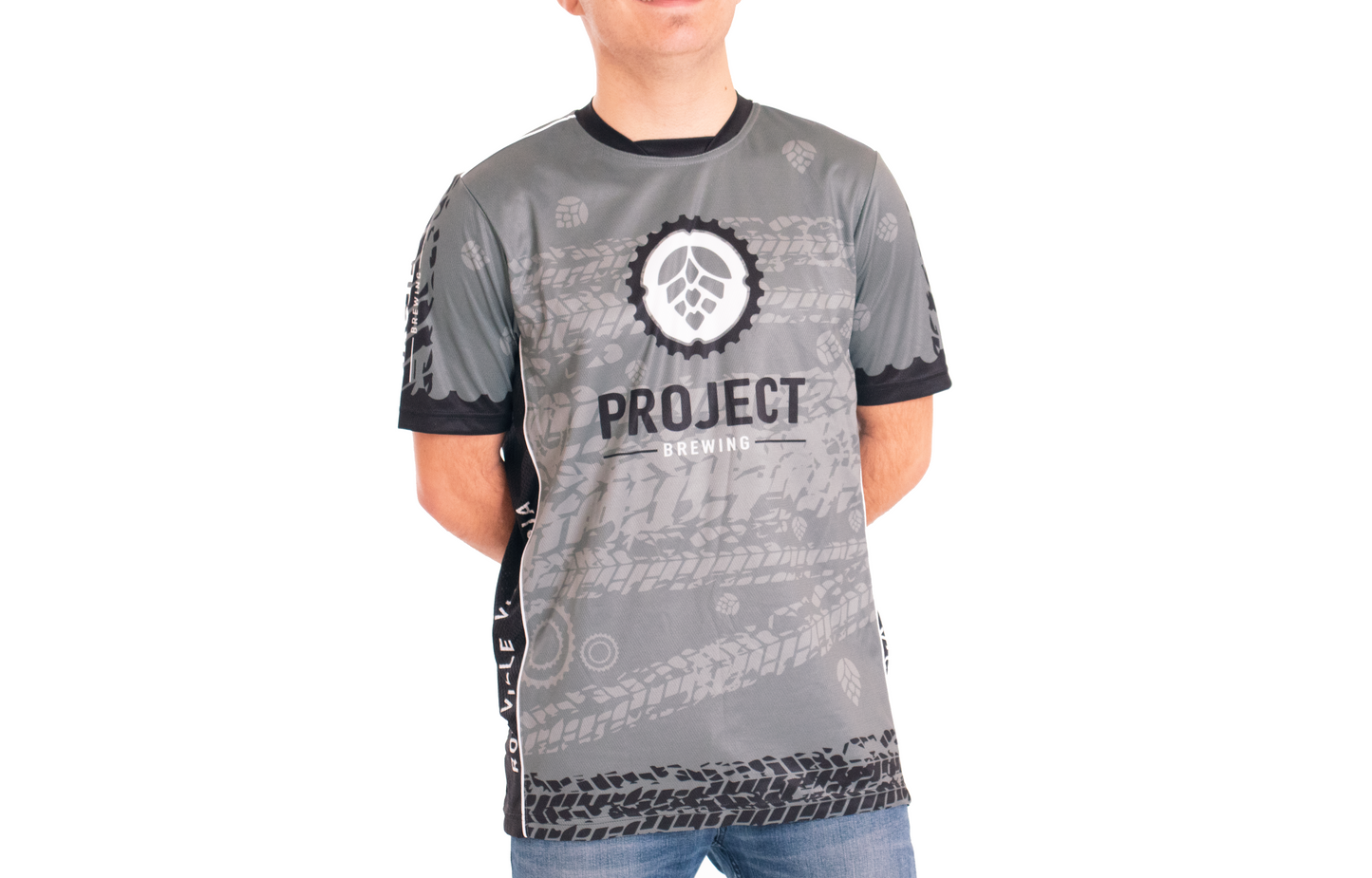 Adult Grey MTB Jersey